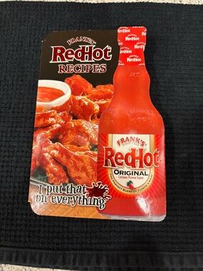 Frank's RedHot Original Bottle Recipe Card - Red